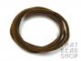 Brown 3mm Velvet Rubber Tubing - Closeout